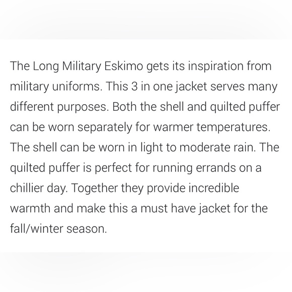 NWT Woolrich John Rich & Bros. Long Military Eskimo 3-in-1 Jacket - Picture 14 of 16